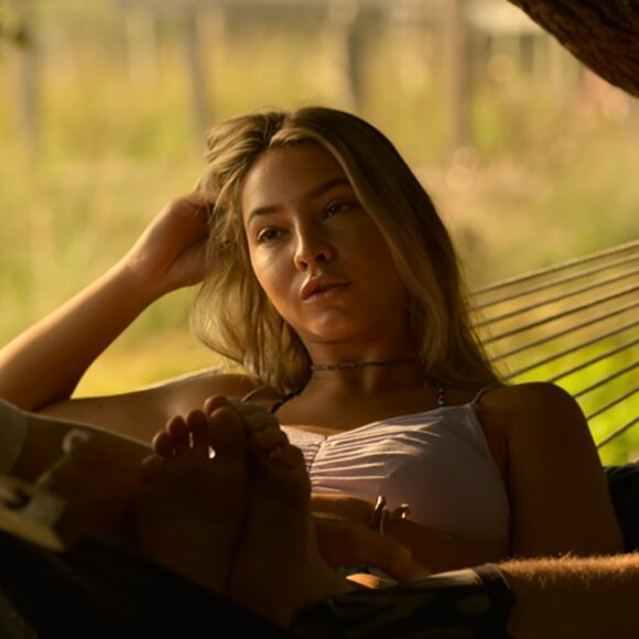 ASOS Design Lilac Crop Cami with Ruched Front and Spaghetti Straps - Picture 7 of 7